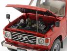 Toyota Land Cruiser 60 RHD Año de construcción 1980 rojo 1:18 Kyosho