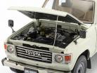 Toyota Land Cruiser 60 RHD Byggeår 1980 hvid 1:18 Kyosho