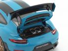 Porsche 911 (991 II) GT2 RS Вайсах пакеты 2017 miami синий / золотой автомобильные диски 1:18 AUTOart