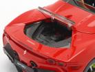 Ferrari SF90 Spider Año de construcción 2021 rojo 1:18 Bburago