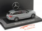 Mercedes-Benz classe C Modelo T AMG Line (S206) 2021 selenita cinza 1:43 Herpa