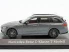 Mercedes-Benz Classe C Modèle T AMG Line (S206) 2021 gris sélénite 1:43 Herpa