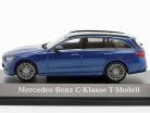 Mercedes-Benz C class T model AMG Line (S206) 2021 spectral blue 1:43 Herpa