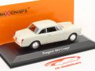 Peugeot 404 轿跑车 建设年份 1962 奶油 白色的 1:43 Minichamps