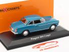 Peugeot 404 Coupe Baujahr 1962 blau 1:43 Minichamps
