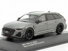 Audi RS6-R (C8) ABT Byggeår 2022 daytona Grå 1:43 Solido
