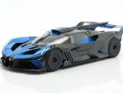 Bugatti Bolide W16.4 建設年 2020 青い / 炭素 1:18 Bburago