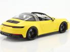 Porsche 911 (992) Targa 4 GTS year 2021 racing yellow 1:18 Minichamps