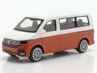 Volkswagen VW T6 Multivan 建設年 2020 白 / 茶色 メタリック 1:43 Bburago