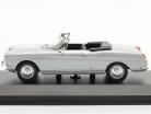 Peugeot 404 convertible year 1962 silver 1:43 Minichamps