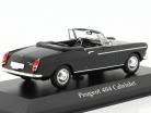 Peugeot 404 convertible Année de construction 1962 le noir 1:43 Minichamps