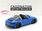 Porsche 911 (992) Targa 4 GTS Anno di costruzione 2021 shark blu 1:18 Minichamps