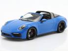 Porsche 911 (992) Targa 4 GTS Año de construcción 2021 shark azul 1:18 Minichamps