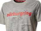 Nürburgring T-shirt Racetrack gris-mélange