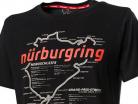 Nürburgring T-shirt Racetrack noir