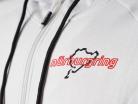 Nürburgring Veste sweat à capuche Curbs noir / Blanc / rouge