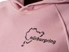 Nürburgring señoras Jersey con capucha Community rosado