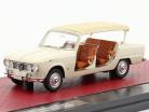 Alfa Romeo Giulia Torpedo Colli Closed Top year 1965 cream White 1:43 Matrix