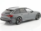 Audi RS 6 Avant (C8) Byggeår 2019 måtte grå 1:18 Minichamps