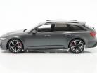Audi RS 6 Avant (C8) Byggeår 2019 måtte grå 1:18 Minichamps