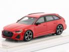 Audi RS 6 Avant (C8) Année de construction 2019 tango rouge 1:43 TrueScale