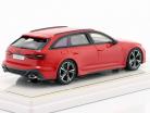 Audi RS 6 Avant (C8) Byggeår 2019 tango rød 1:43 TrueScale