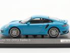 Porsche 911 (991) Turbo S Miami azul 1:43 Minichamps