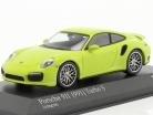 Porsche 911 (991) Turbo S light green 1:43 Minichamps