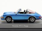 Porsche 911 S Targa Byggeår 1971 blå metallisk 1:43 Schuco