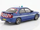 Subaru Impreza STI WRX gendarmerie Construction year 2006 blue 1:18 OttOmobile