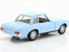 Mercedes-Benz 230 SL (W113) Hardtop Año de construcción 1963 Azul claro 1:24 Welly