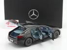 Mercedes-Benz EQS (V297) Ano de construção 2022 cinza grafite 1:18 NZG