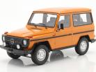 Mercedes-Benz G-Modell corto (W460) Año de construcción 1980 naranja 1:18 Minichamps
