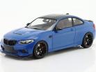 BMW M2 CS (F87) Byggeår 2020 misano blå metallisk / kulstof 1:18 Minichamps