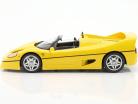 Ferrari F50 Cabrio Byggeår 1995 gul 1:18 KK-Scale
