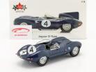 Jaguar D-Type #4 ganador 24h LeMans 1956 Sanderson, Flockhart 1:18 CMR