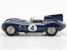 Jaguar D-Type #4 gagnant 24h LeMans 1956 Sanderson, Flockhart 1:18 CMR