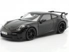 Porsche 911 (992) GT3 建設年 2022 黒 1:18 Maisto