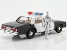 Chevrolet Caprice Police & T-1000 android figure Terminator 2 1:18 Greenlight