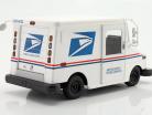 United States Postal Service (USPS) postvogn (LLV) hvid 1:18 Greenlight