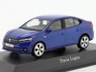 Dacia Logan Año de construcción 2021 azul metálico 1:43 Norev