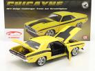 Dodge Challenger Trans Am Streetfighter Chicayne 1972 amarillo / negro 1:18 GMP