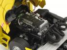 Mercedes-Benz Actros GigaSpace 4x2 & Lohr transportador de coches ADAC amarillo 1:18 NZG