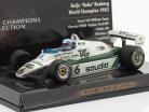 Keke Rosberg Williams FW08 Dirty Version #6 fórmula 1 Campeón mundial 1982 1:43 Minichamps