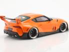 Pandem Toyota GR Supra V1.0 orange / black 1:18 TrueScale
