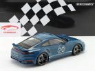Porsche 911 (992) Turbo S Coupe Sport Design 2021 azul 1:18 Minichamps