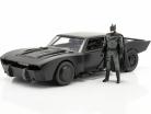 Batmobile with Batman figure Movie The Batman (2022) black 1:24 Jada Toys