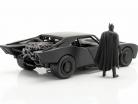 Batmobile と Batman 形 映画 The Batman (2022) 黒 1:24 Jada Toys