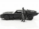 Batmobile Com Batman figura Filme The Batman (2022) Preto 1:24 Jada Toys