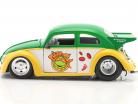 Volkswagen VW Drag Beetle 1959 Avec Turtles chiffre Michelangelo 1:24 Jada Toys